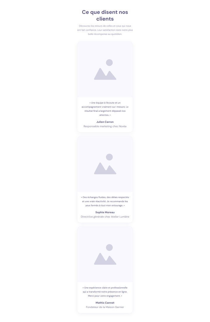 Mobile Testimonials V8