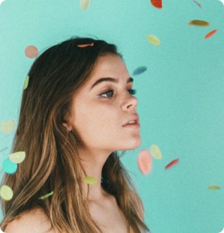 Cliente accompagnée par l'équipe