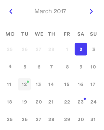 Calendrier de planification