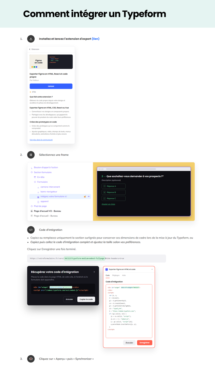 How to embed Typeform