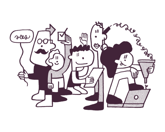 Illustration d'équipe