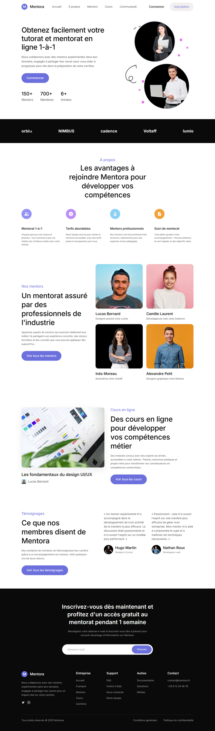 02 - Mentoring Website