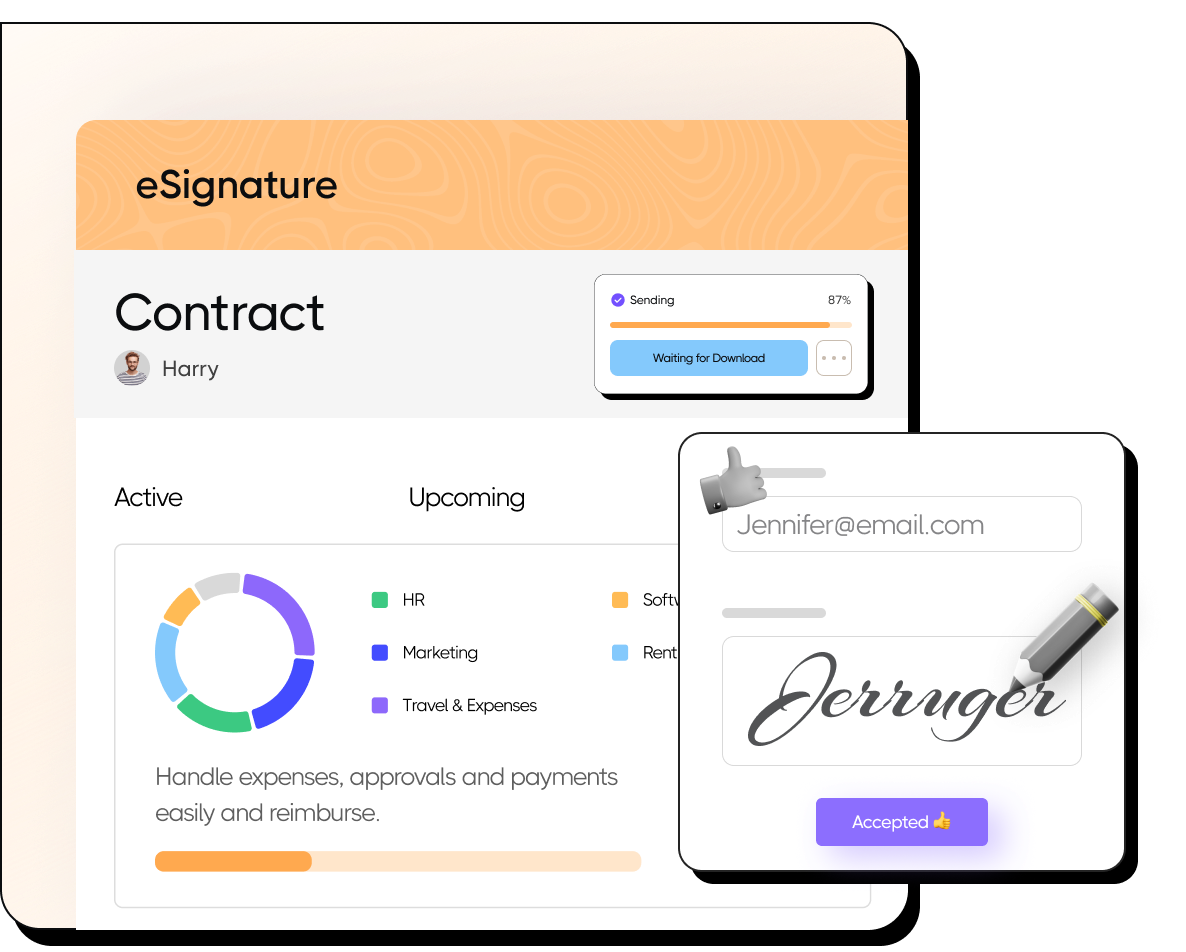 Signature électronique d'un contrat