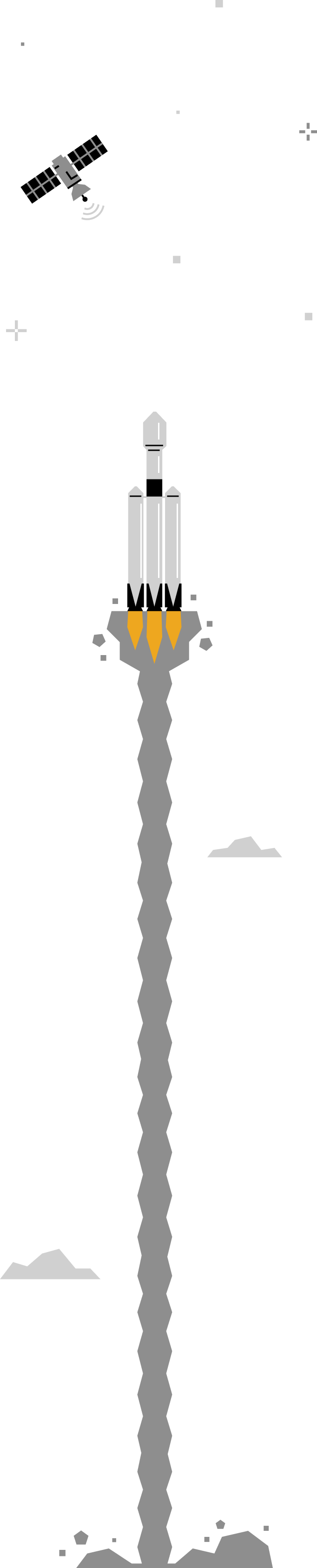 Illustration d'une fusée qui décolle